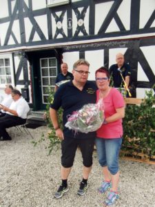 Ehrung der langjährigen DKS-Vorsitzenden Heike Ruby durch Thorsten Görg